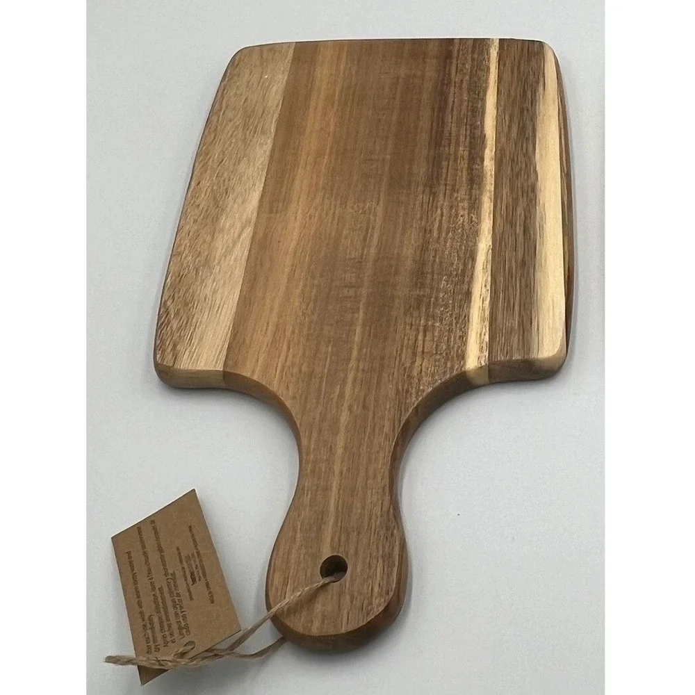 Culinary Corner Wood Charcuterie Board Brown Paddle 80264 Brand New
